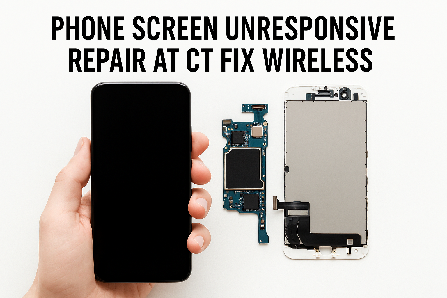 phone screen unresponsive repair at CT Fix Wireless