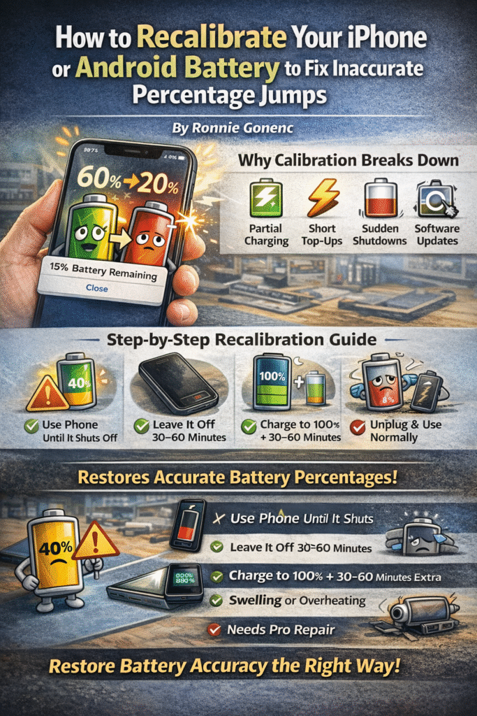 Recalibrate your phone battery guide

